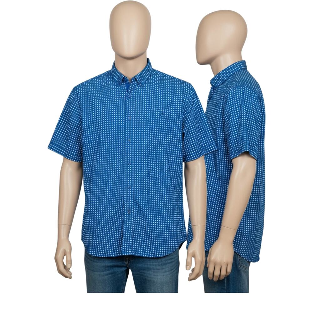 Men's Six Lincoln brand front button shirt  size 2X